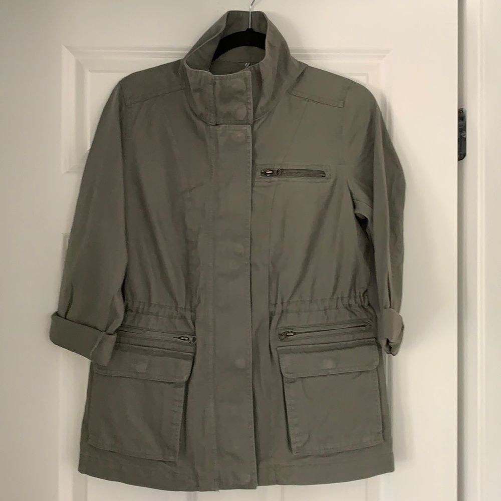 Gap Factory Olive Utility Jacket - image 1